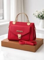 Metal Handle Crossbody Bag - Image 4