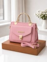 Metal Handle Crossbody Bag - Image 5