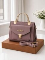 Metal Handle Crossbody Bag - Image 7