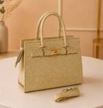 ✨ Elegant White Croco Texture Handbag ✨ - Image 5