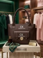 Elegant CK-Style Shoulder Tote - Image 2