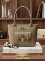 Elegant CK-Style Shoulder Tote - Image 5