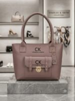 Elegant CK-Style Shoulder Tote - Image 6