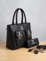 Elegant Handbag & Matching Wallet Set - Image 3