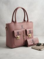 Elegant Handbag & Matching Wallet Set - Image 5