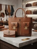 Elegant Handbag & Matching Wallet Set - Image 8