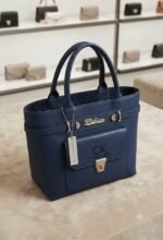 Midnight Luxe Top Handle Tote Bag - Image 3