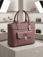 Midnight Luxe Top Handle Tote Bag