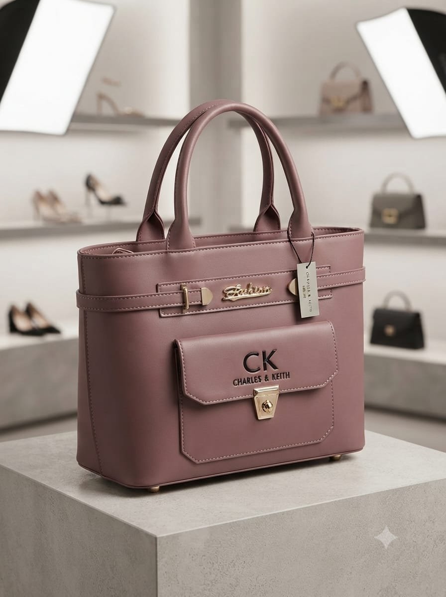 WhatsApp Image 2026-07-25 at 7.19.20 PM (2) Midnight Luxe Top Handle Tote Bag - Image 1