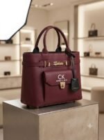 Midnight Luxe Top Handle Tote Bag - Image 5
