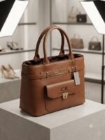 Midnight Luxe Top Handle Tote Bag - Image 8