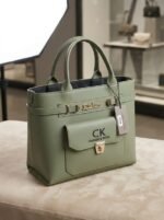 Midnight Luxe Top Handle Tote Bag - Image 7
